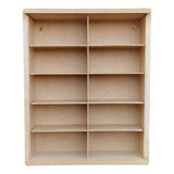 Estante Em Mdf Ultra Para 10 Minis 1 43
