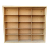 Estante Em Mdf Ultra Para15 Minis 1 43 E Tampa Em Acrílico