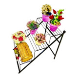 Estante Escada Floreira 3 Prateleiras Casa Jardim Ou Varanda