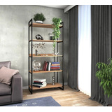 Estante Estilo Industrial 1 90x0 80m C 05 Prateleiras Office