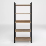 Estante Estilo Industrial 5 Prateleiras P Organizar Livros