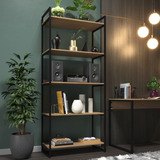 Estante Estilo Industrial C 05 Prateleiras 1 90x80cm