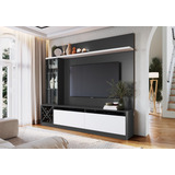 Estante Home Para Tv Até 50 Polegadas 1 Porta De Vidro Wt