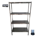 Estante Industrial Aço Inox 4 Prateleiras