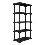 Estante Modular 5 Prateleiras 60 Kg Multiuso Preto Grifit