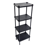Estante Modular Multiuso Plástico Montável 4 Prateleira 52kg