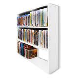 Estante Nicho De Parede Com Divisórias Mdf Coleções Dvd Cd