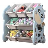Estante Organizador Brinquedos 7 Caixa Infantil