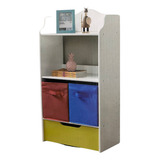 Estante Organizadora Infantil Caixa Box Brinquedos Colorido