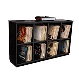 Estante Para Discos De Vinil Cin 001 Preto 