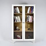 Estante Para Livros Ditália C Kit Luz E 957 Cor Branco