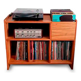 Estante Para Lps Vinil toca Discos receiver Top Super 2