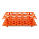 Estante Para Tubos Falcon 30 X 15 Ml E 20 X 50 Ml Laranja