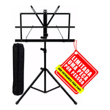 Estante Partitura Musical Pasta Apostila Suporte Tripé