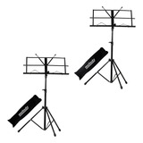 Estante Partitura Sonata P01 Pastas Suporte Kit 2 Loja