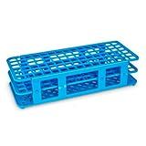 Estante Plástica Azul Para Tubo De Coleta E Ensaio De 13 Mm Com 90 Furos CRAL 
