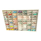 Estante Porta 70 Carrinhos Em Mdf Branco Porta Acrílico