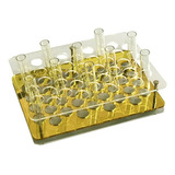 Estante Suporte Para Tubos De Ensaio 20mm 40 Furos Falcon