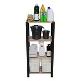 Estante Vertical D Chão Organizar Produtos Materiais Limpeza