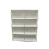 Estantes Expositora Para Itens Colecionáveis 55x69x17 Mdf Branco-