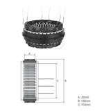 Estator Do Alternador 28v 80a Mbb Caminhoes Titan