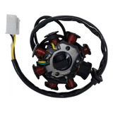 Estator Magneto Completo Shineray Jet 50cc 8 Bobinas Unik