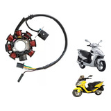 Estator Magneto Sundown Future 125 Laser 150 8 Bobinas