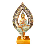 Estátua Buda Hindu Tibetano Meditação Chakras
