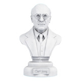 Estátua Busto Carl Jung Psiquiatra E Psicoterapeuta Resina