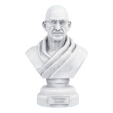 Estátua Busto Mahatma Gandhi Estatueta