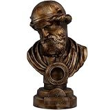 Estátua Busto Relicário Papa Clemente -Cor Cobre Antigo-