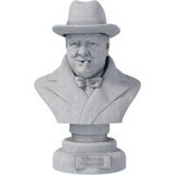 Estátua Busto Winston Churchill Estadista Britânico