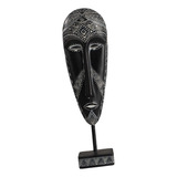 Estátua De Máscara Africana Decoração