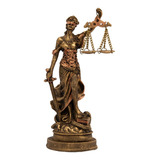 Estátua Decorativa Deusa Dama Da Justiça Themis Direito
