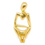 Estátua Decorativa Figura Pensador Enfeite Mesa Sala Rack
