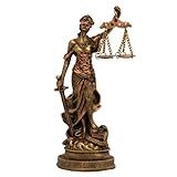 Estátua Decorativa Themis Deusa Da Justiça