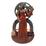 Estátua Deusa Brighid Com Porta Velas 28cm