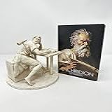 Estátua Estoica - Epicteto - Escravo- Estóico- Autor De -O Enchridion-- Conhecido Como O -manual- Para A Vida- Você Conhece Marco Aurélio- Agora Conheça Epicteto-