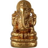 Estátua Ganesha Deus Hindu Prosperidade Sorte