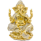 Estátua Ganesha Enfeite Decorativo Zen Sabedoria Estatueta