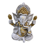 Estátua Ganesha Híndu Sorte Prosperidade Sabedoria