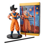 Estátua Goku Com Bastão Dragon Ball