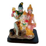 Estatua Imagem Família Hindu Lakshmi Shyva