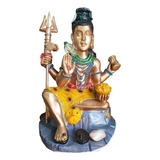 Estátua Imagem Shiva Resina Decoração
