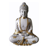 Estatueta Buda Hindu Tailandês Tibetano Meditando 22cm