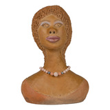 Estatueta Busto Mulher Negra Artesanato Brasileiro