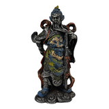 Estatueta Samurai Guerreiro Chines Kuan Decoração