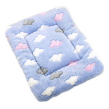 Esteira Para Cama Para Cães Para Gatos Cobertor M Azul