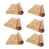 Esteira Tatame Palha Taboa 1 70 X 1 00 Decoração 6 Unidades