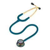 Estetoscópio 3m Littmann Classic Iii Azul Caribe E Rainbow